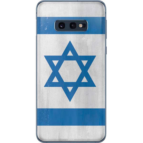 Israel Flag Distressed Galaxy S10e Skin